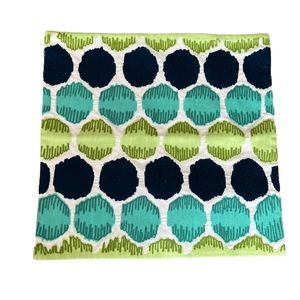 Gorgeous cushion cover modern design blue teal and green colors New no tag